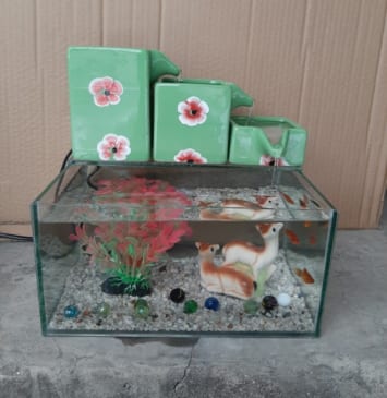 Bể cá mini: Bạn đang tìm kiếm một giải pháp thú vị để trang trí nhà cửa hoặc văn phòng? Bể cá mini sẽ là một sự lựa chọn hoàn hảo. Với kích thước nhỏ gọn, bể cá này sẽ làm cho không gian của bạn thêm phần sinh động với những chú cá nhỏ xinh đáng yêu.